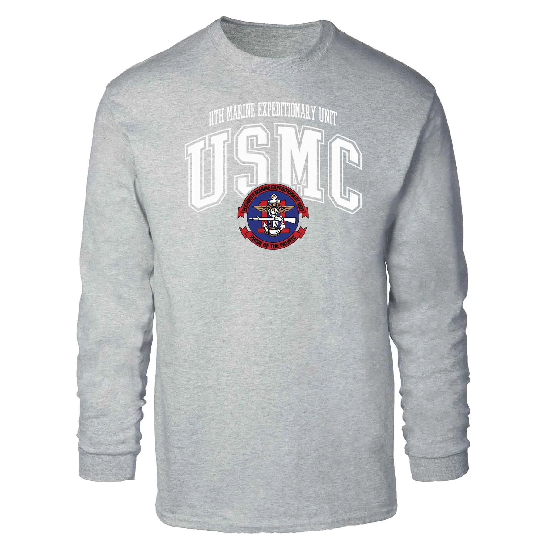 11th MEU Pride Of The Pacific Arched Long Sleeve T-shirt