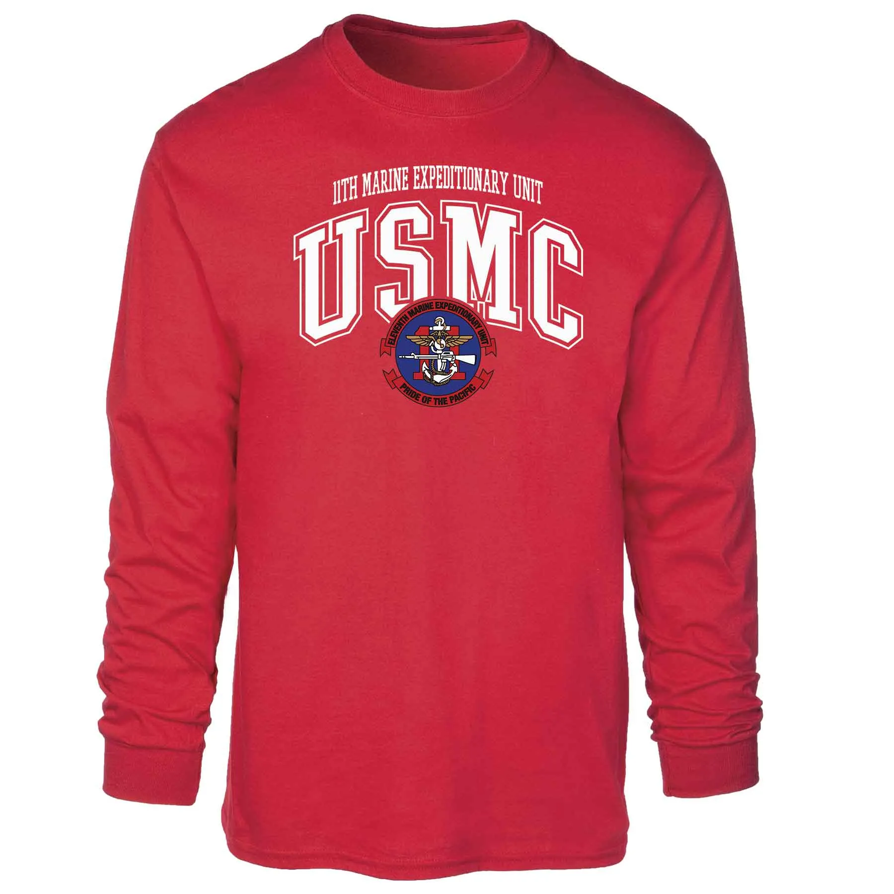 11th MEU Pride Of The Pacific Arched Long Sleeve T-shirt