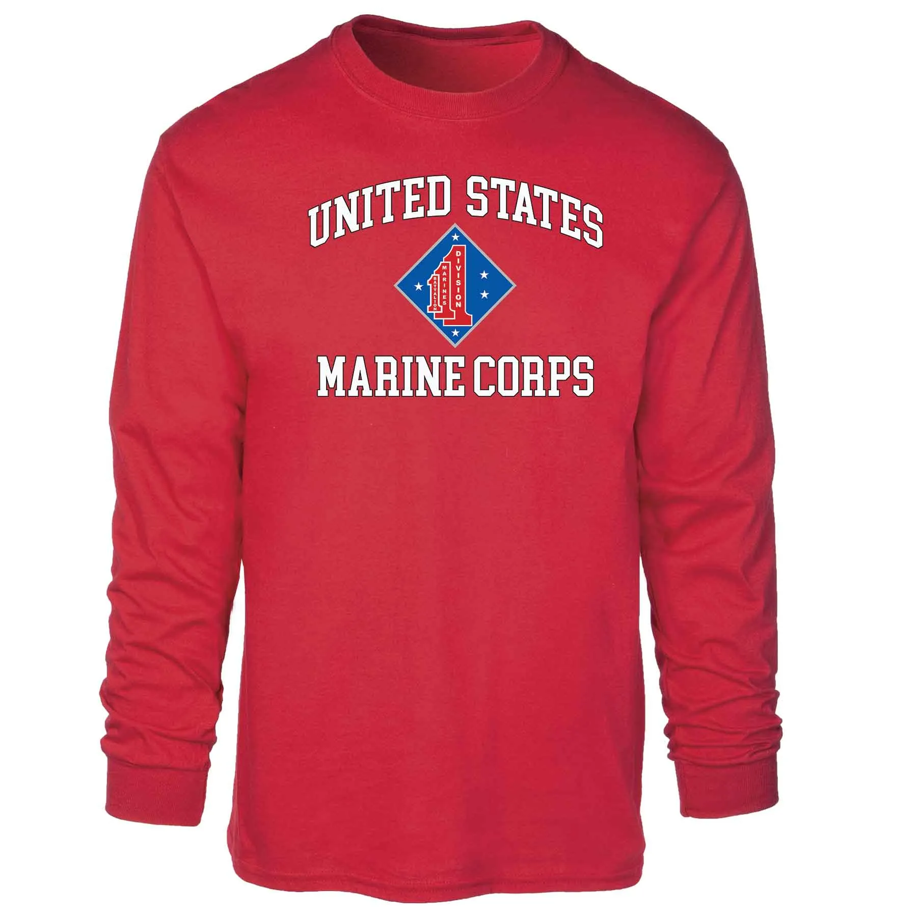 1st Battalion 1st Marines USMC Long Sleeve T-shirt