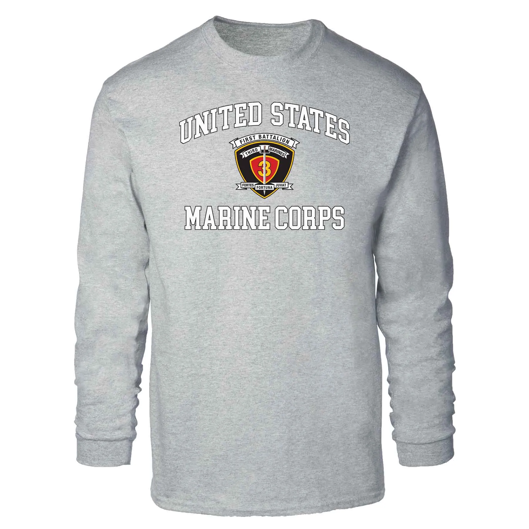 1st Battalion 3rd Marines USMC Long Sleeve T-shirt