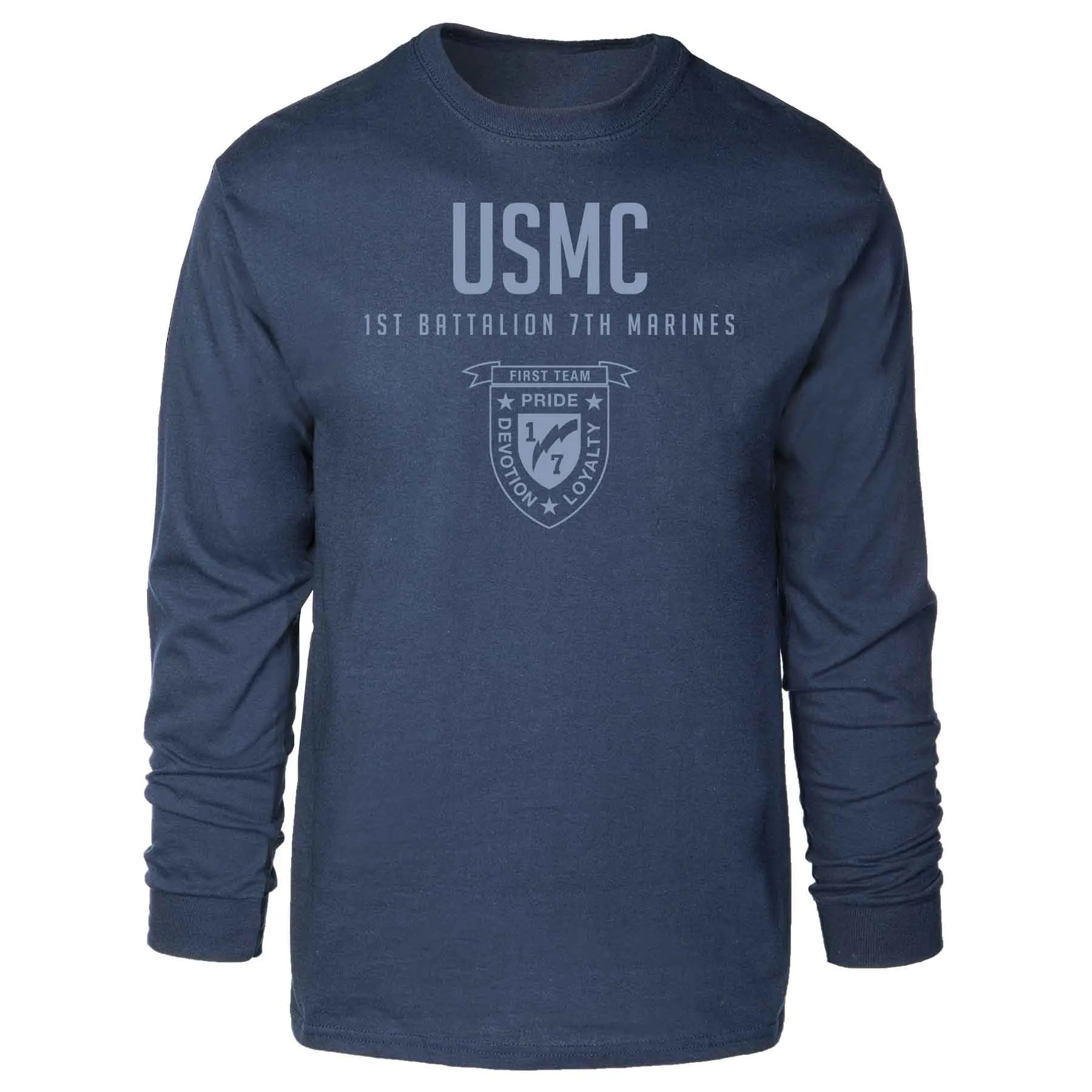 1st Battalion 7th Marines Tonal Long Sleeve T-shirt