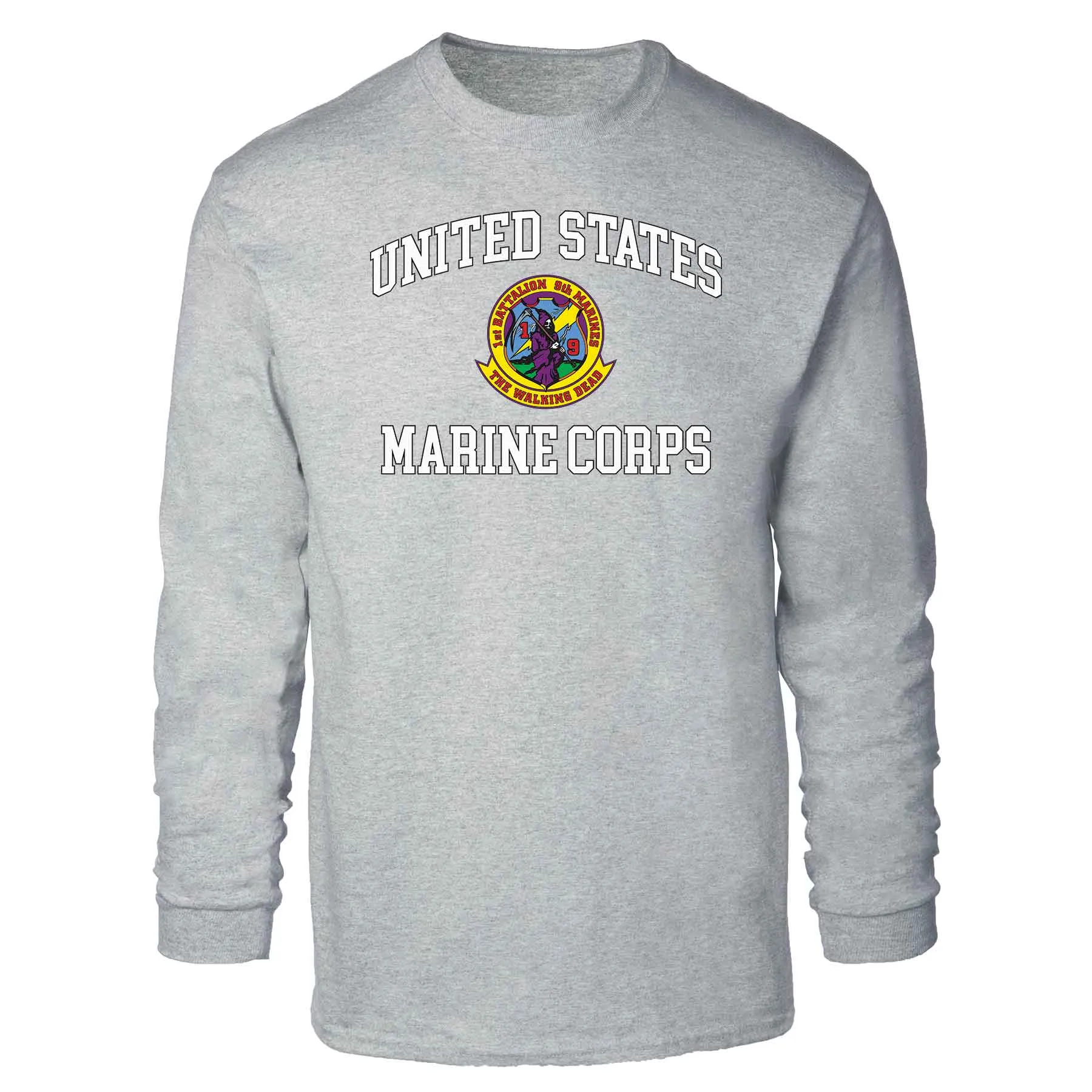 1st Battalion 9th Marines USMC Long Sleeve T-shirt