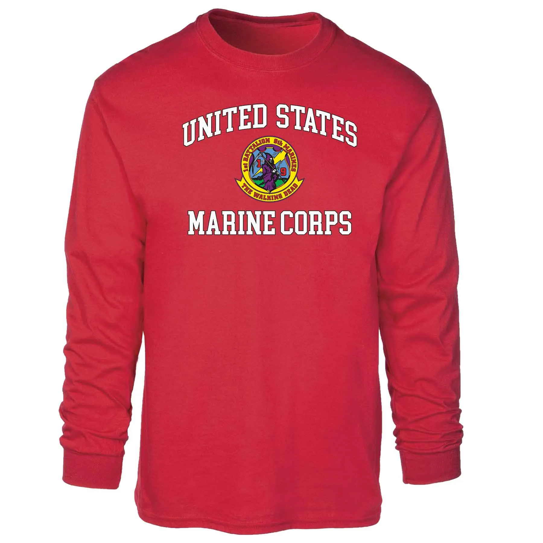 1st Battalion 9th Marines USMC Long Sleeve T-shirt