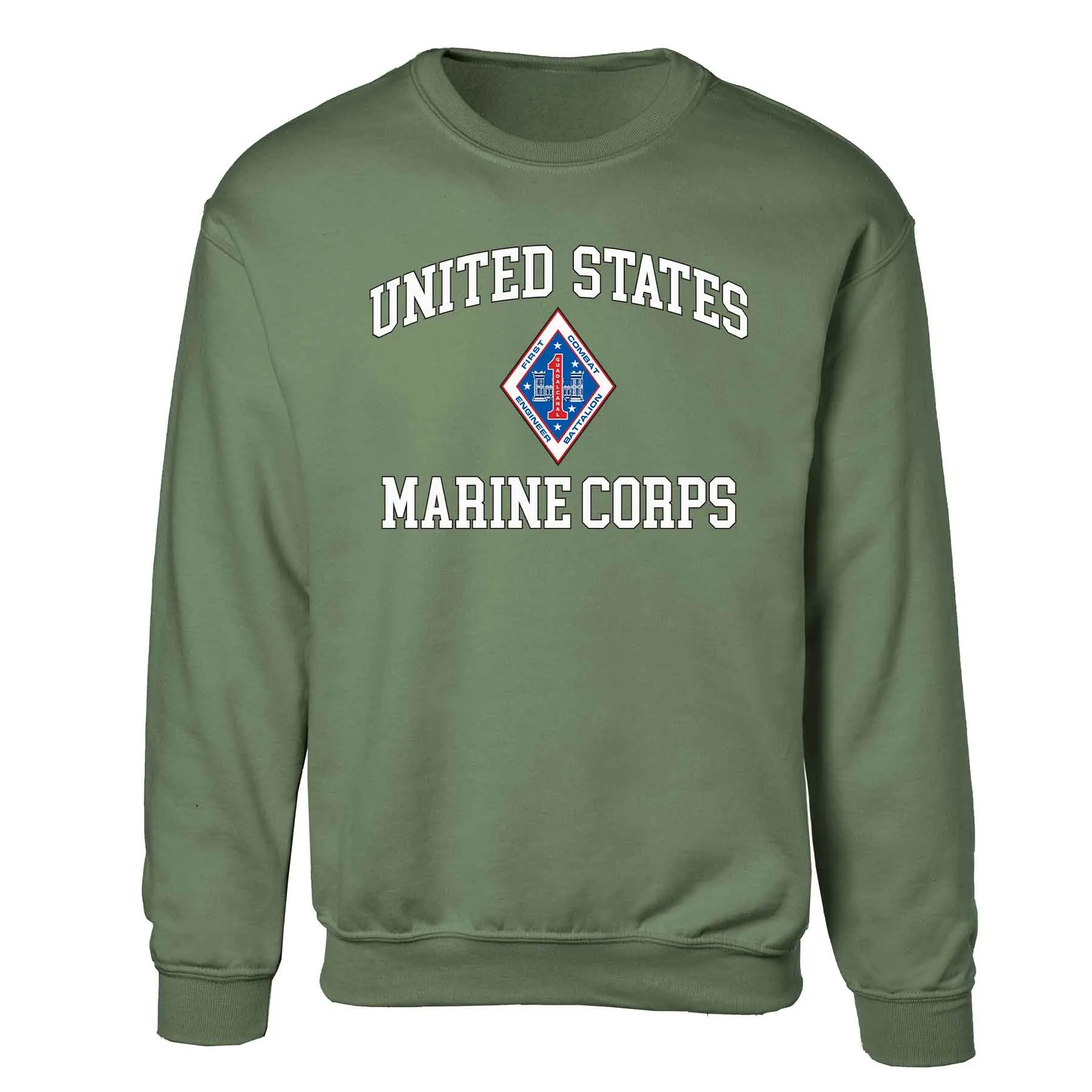 1st Combat Engineer Battalion USMC Sweatshirt