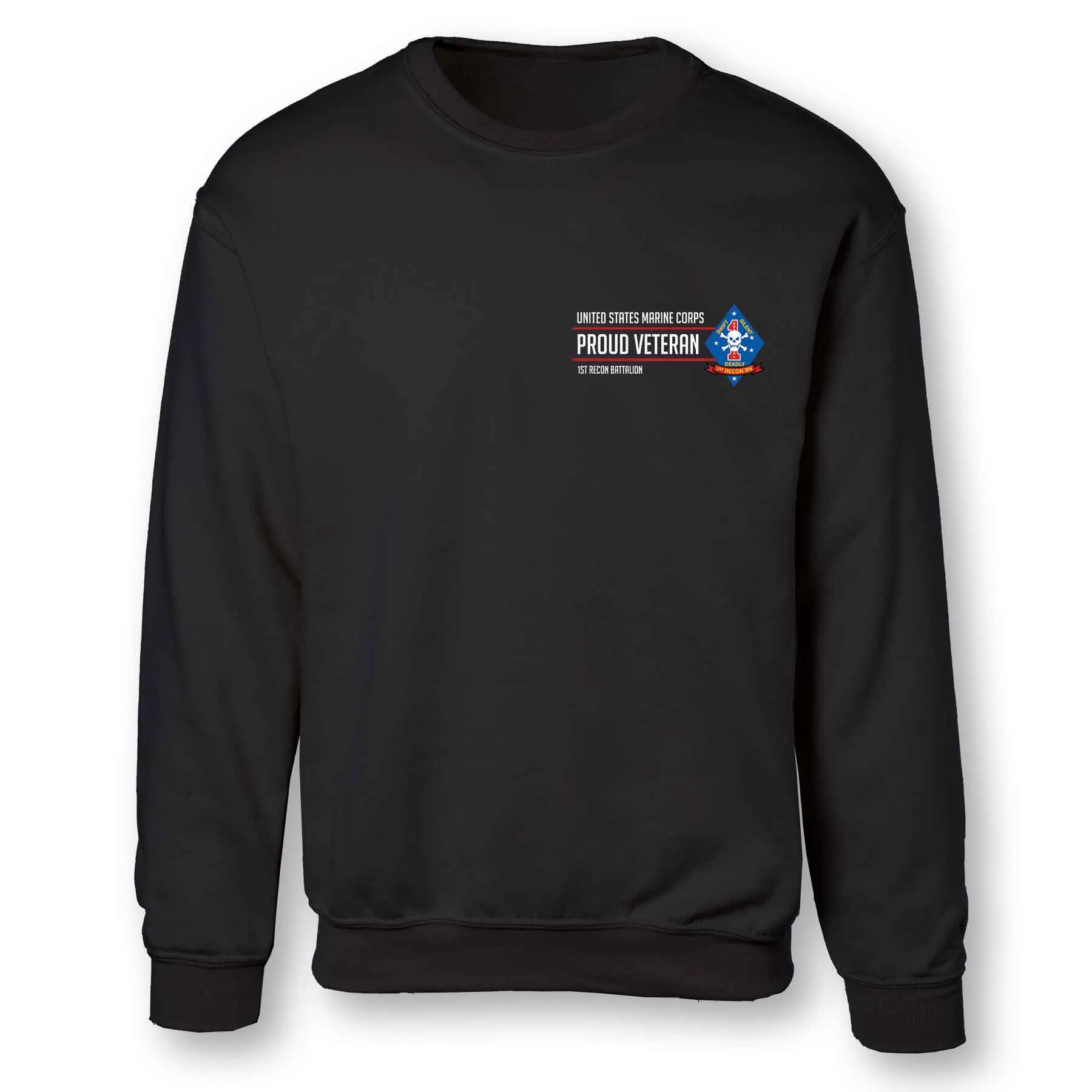 1st Recon Battalion Proud Veteran Sweatshirt