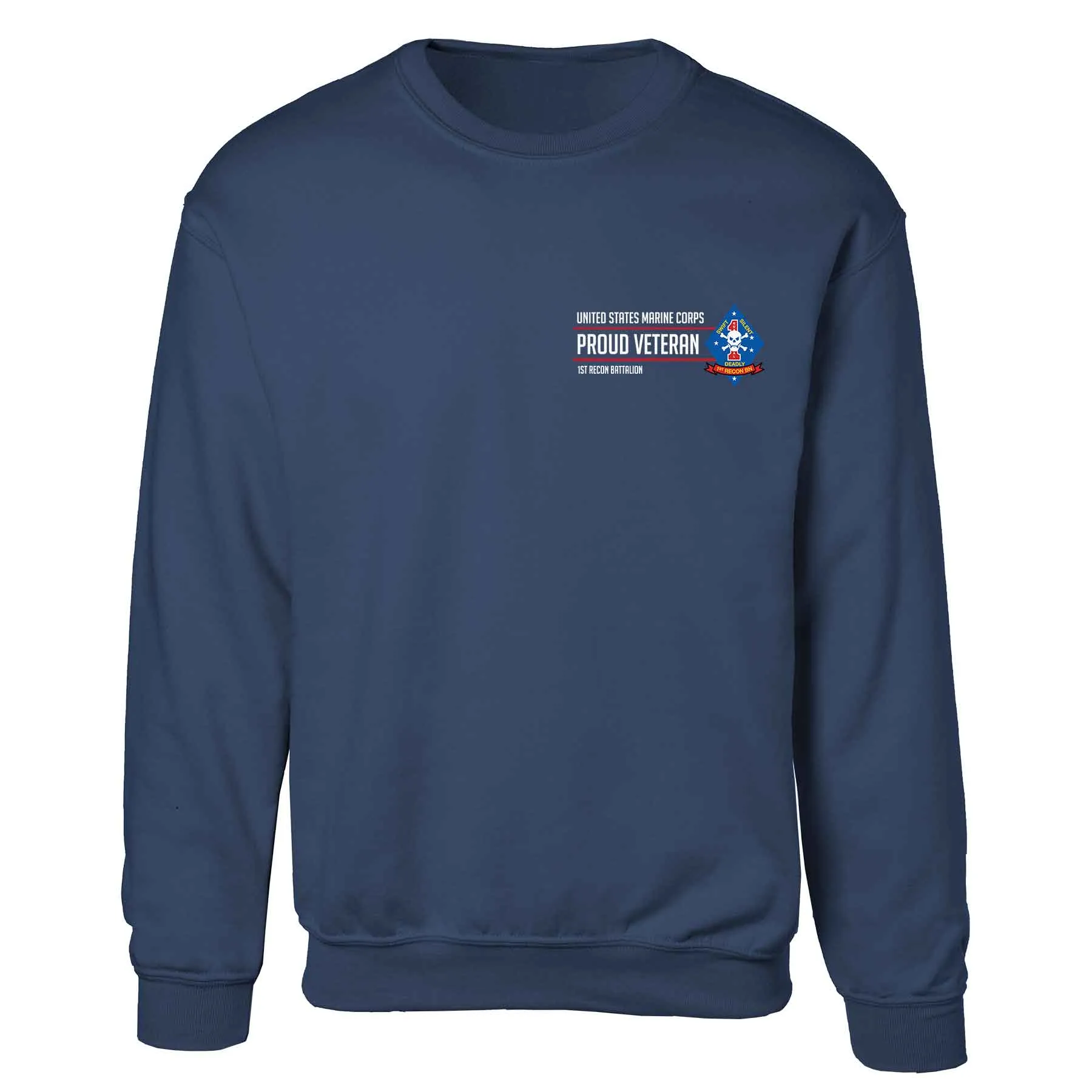 1st Recon Battalion Proud Veteran Sweatshirt