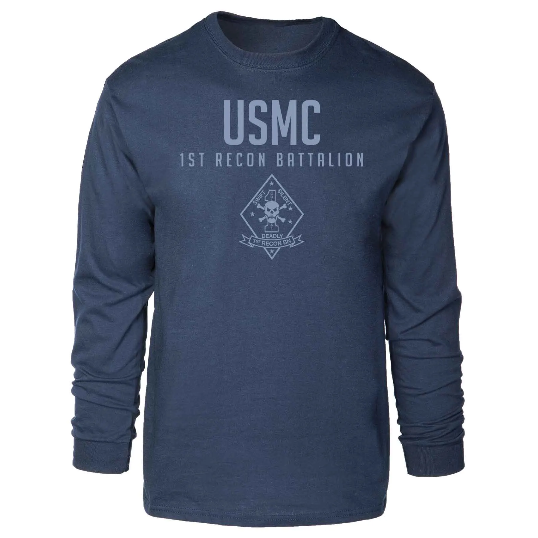 1st Recon Battalion Tonal Long Sleeve T-shirt