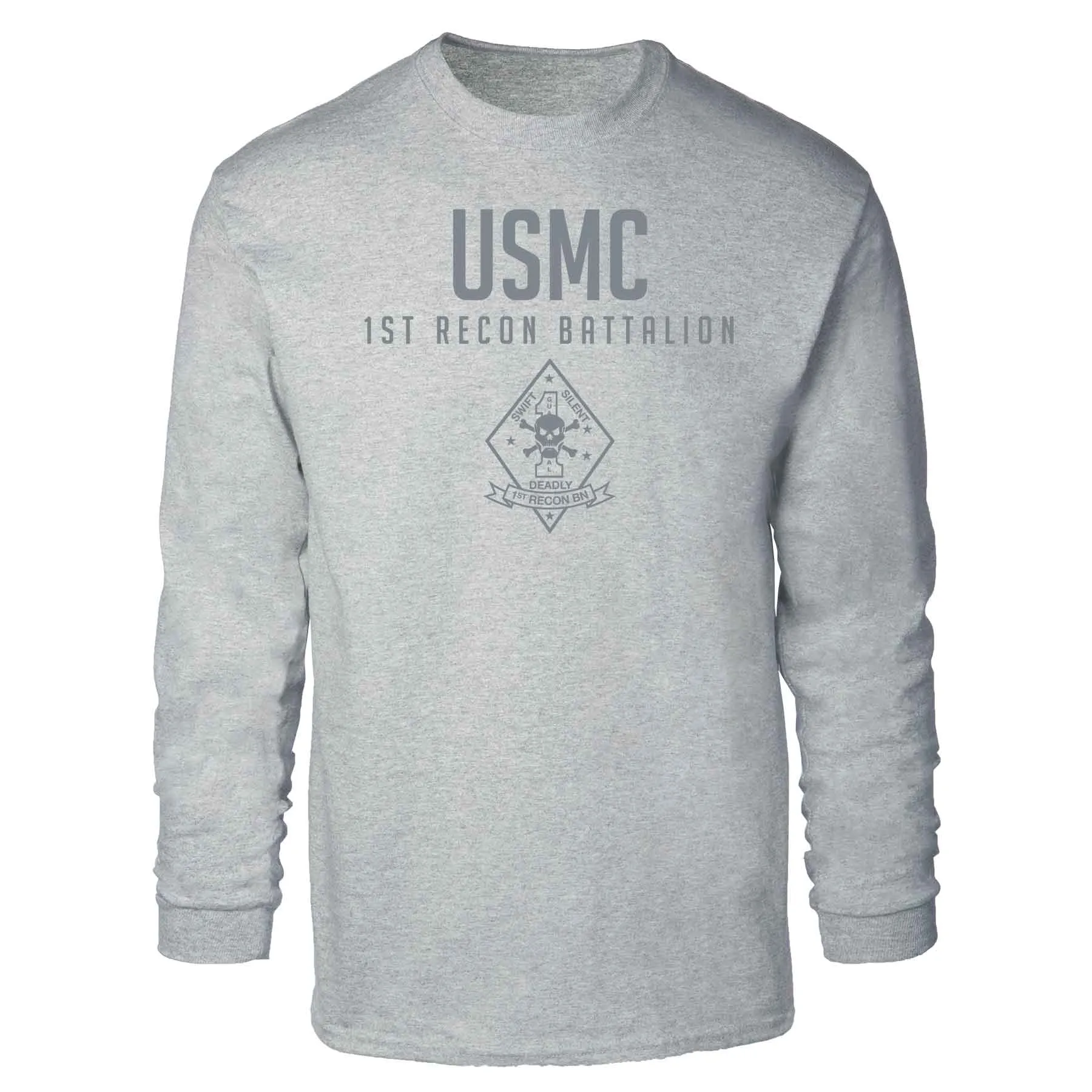 1st Recon Battalion Tonal Long Sleeve T-shirt