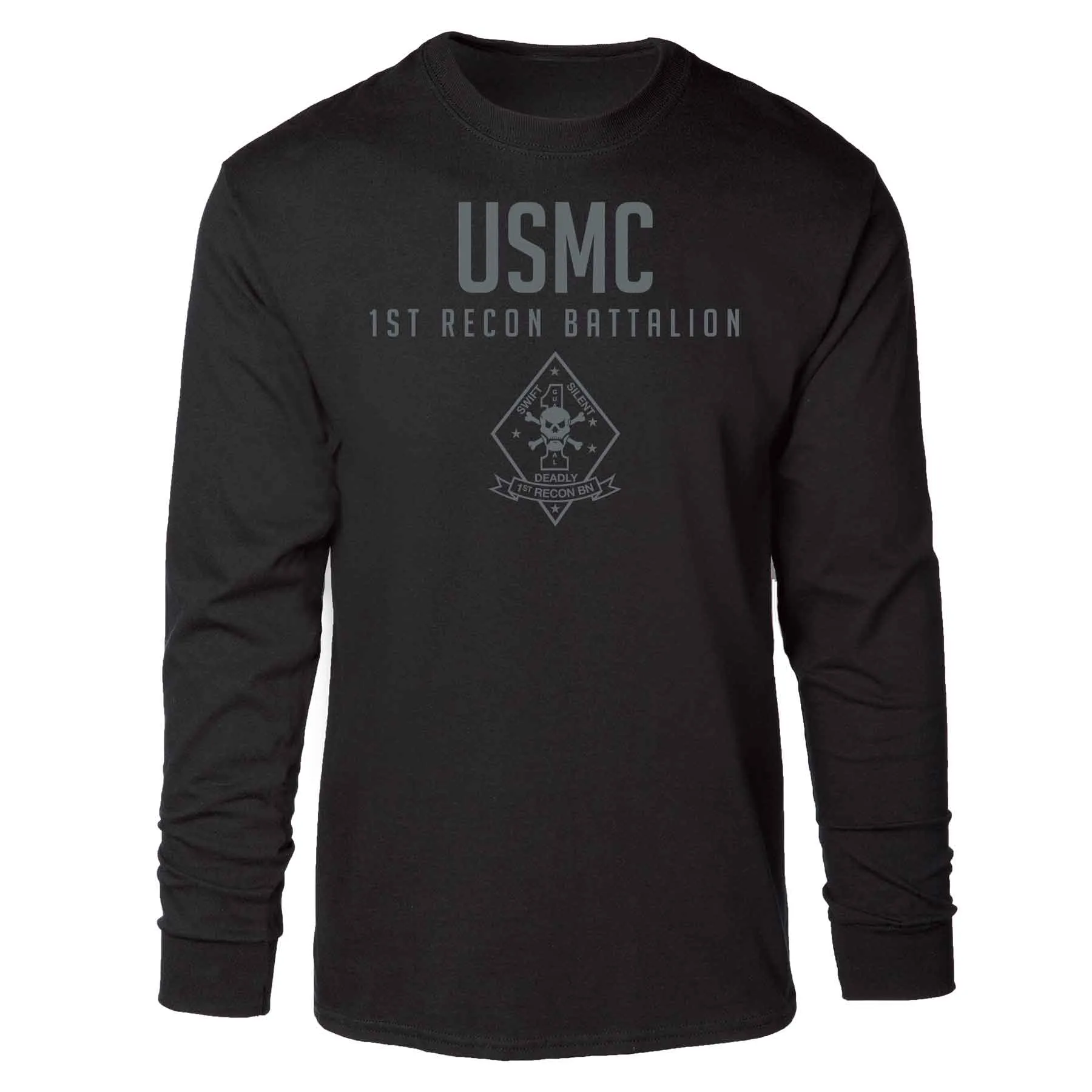 1st Recon Battalion Tonal Long Sleeve T-shirt