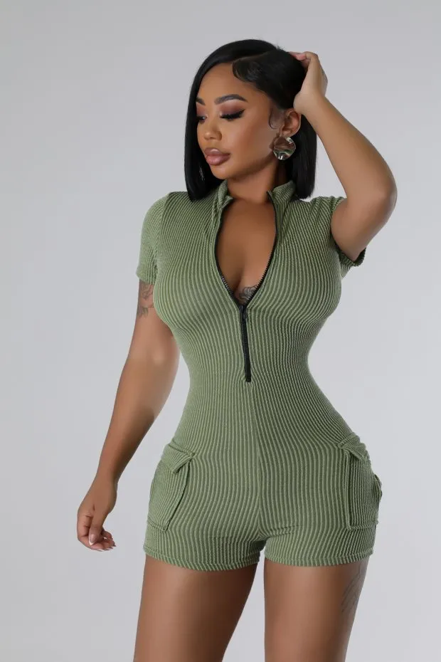 2pc Love Kills Romper Set