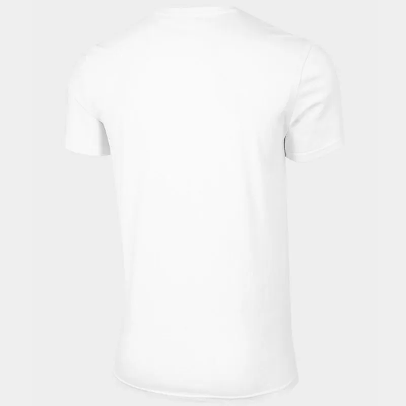 4F Mens Graphics T-shirt - White