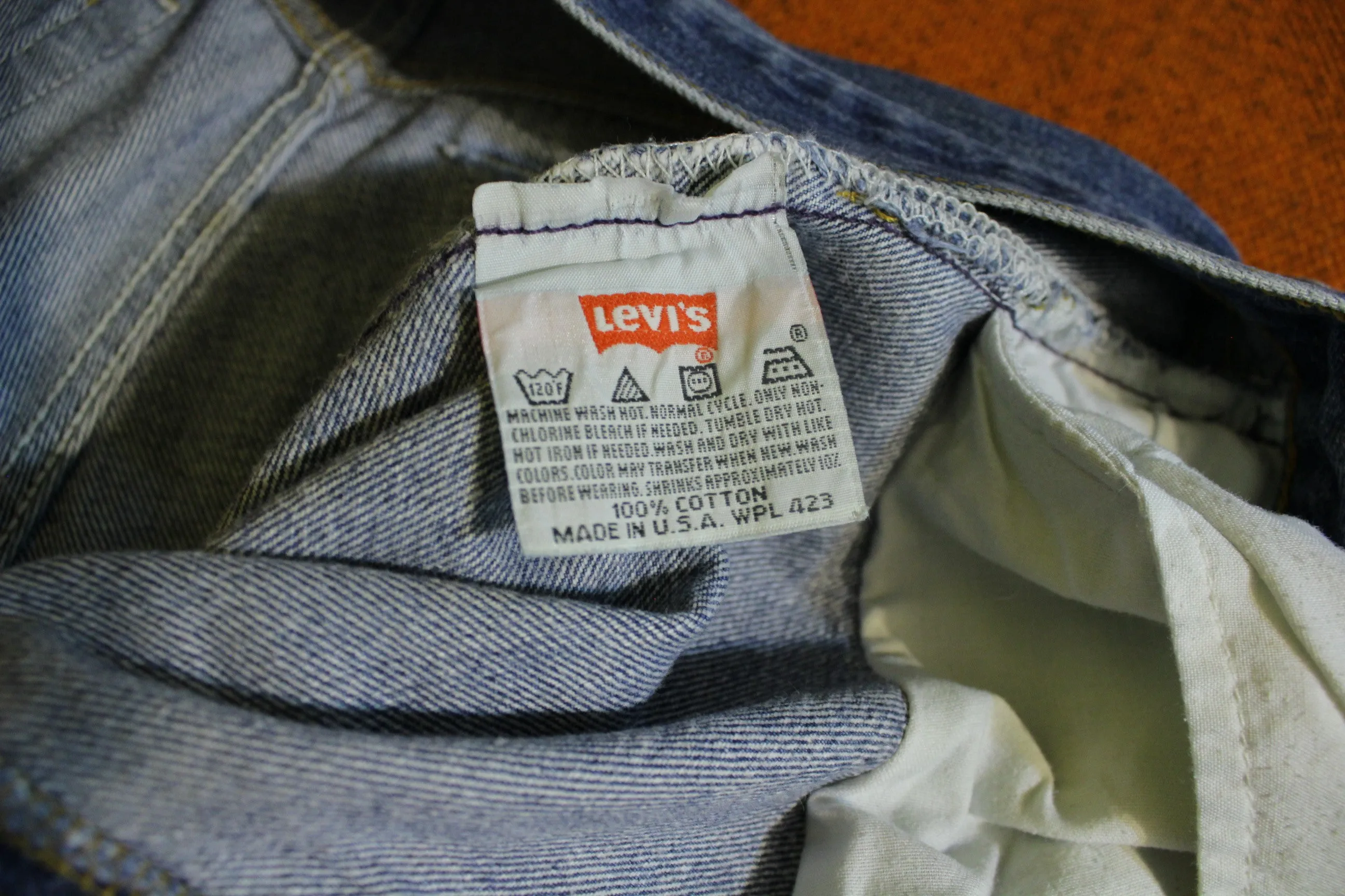 90s Levis 501 Button Fly Jeans. Vintage, Made in USA 501xx 32 x 30