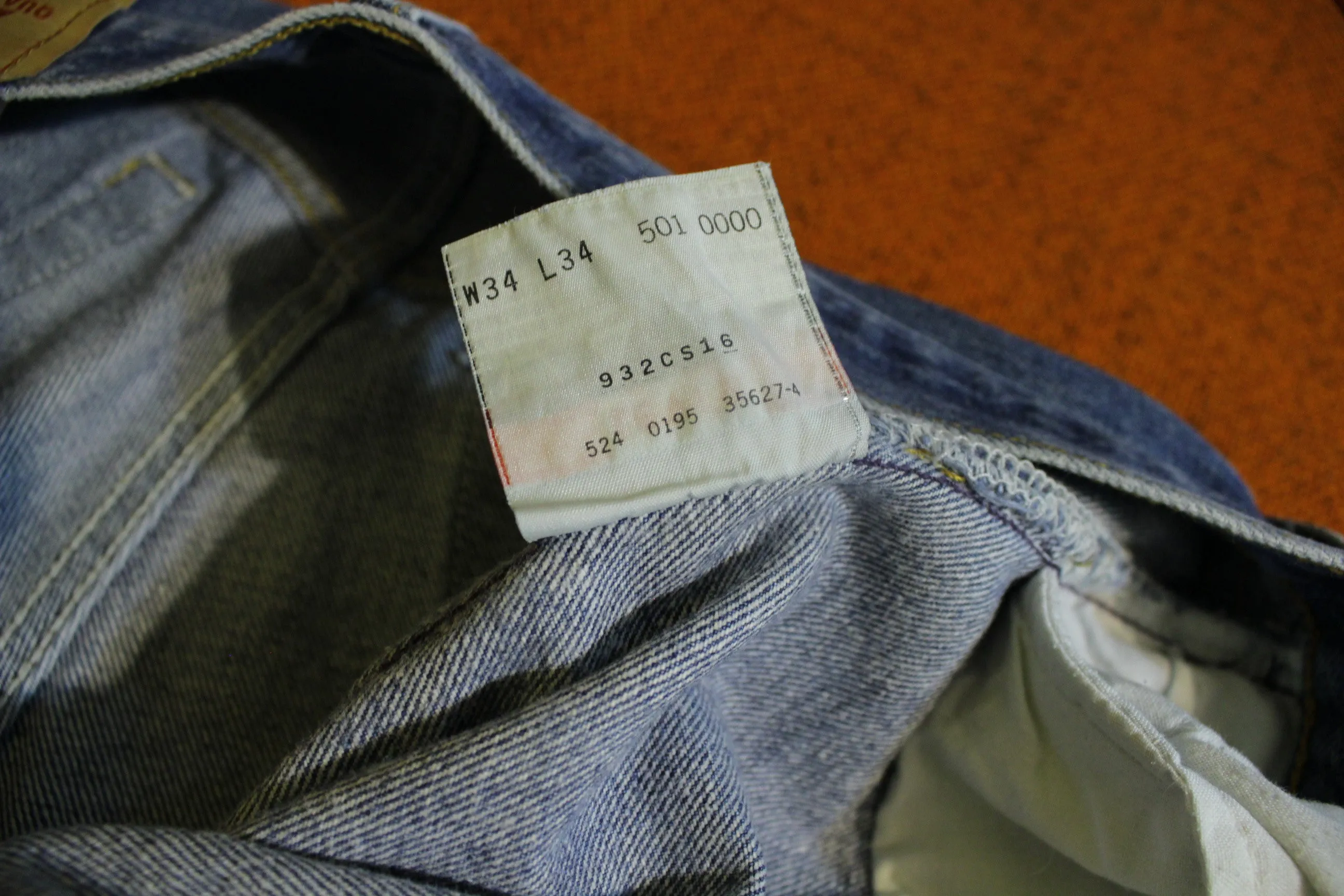 90s Levis 501 Button Fly Jeans. Vintage, Made in USA 501xx 32 x 30