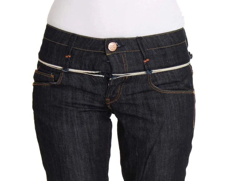 ACHT  Denim Cotton Bottoms Straight Fit Jeans