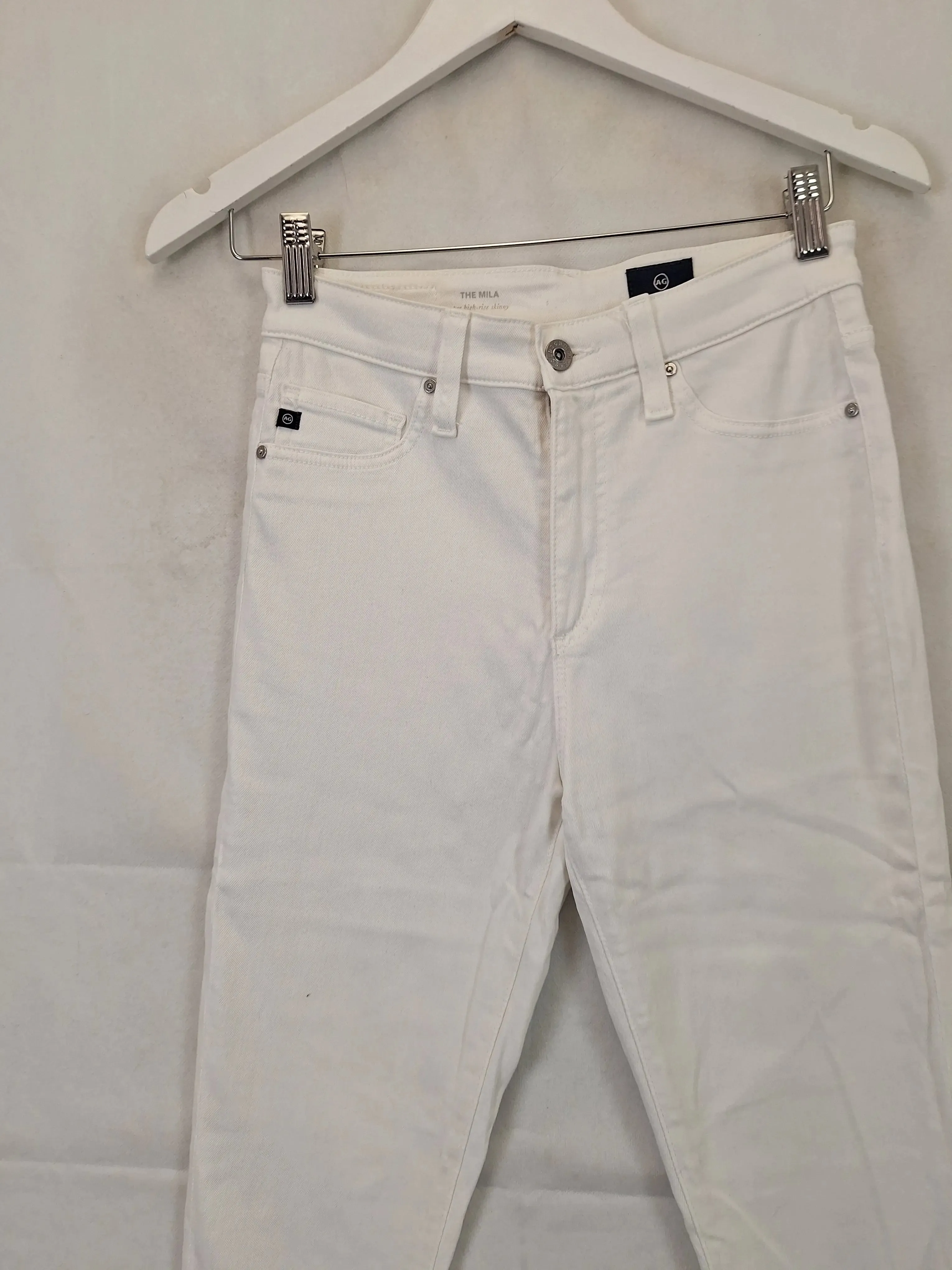 AG Jeans Vanilla Super High Rise Skinny Jeans Size S