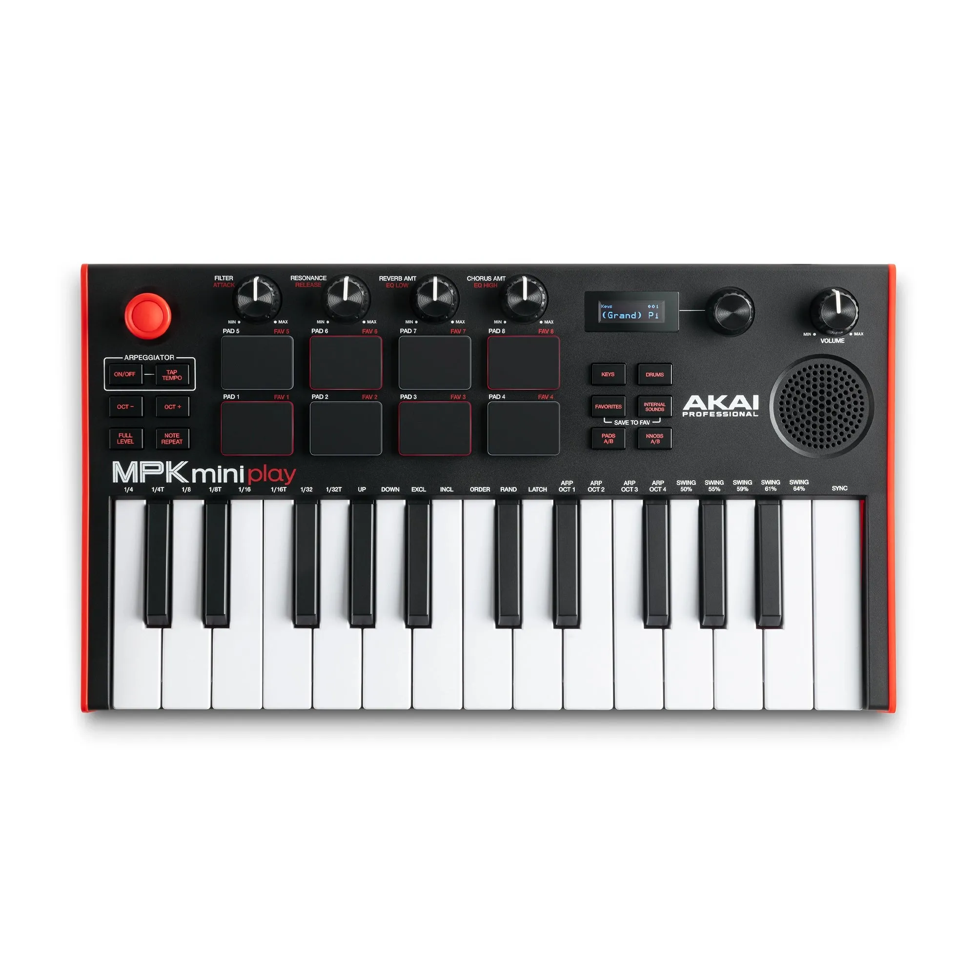 Akai Professional MPK Mini Play 3 25-Key Portable Keyboard & Midi Controller