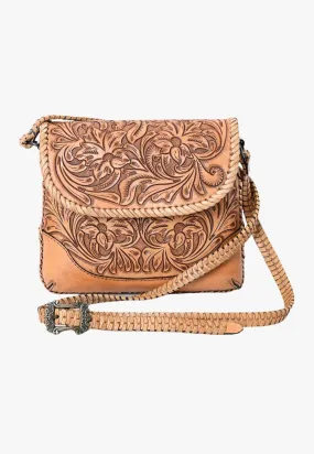 American Darling Tooled Leather Bag