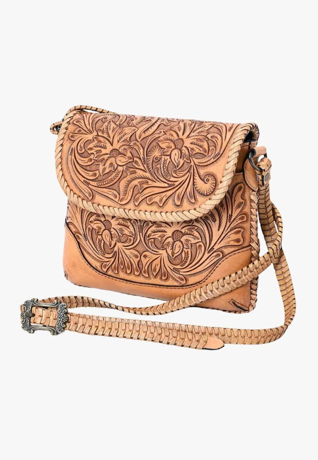 American Darling Tooled Leather Bag