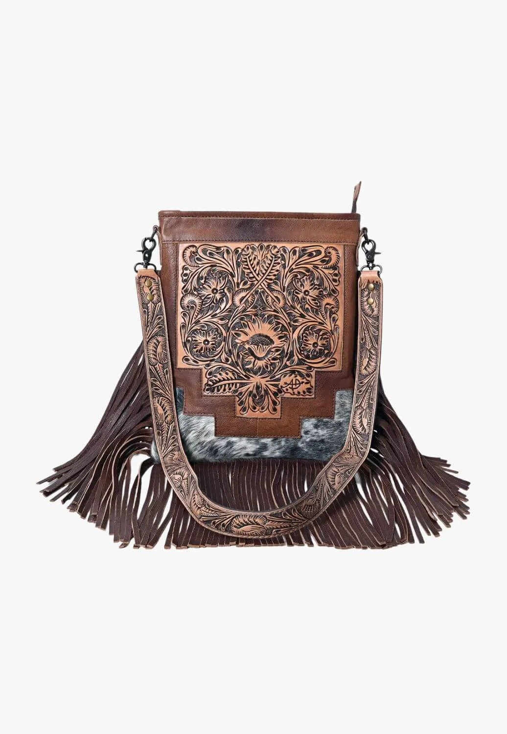 American Darling Tooled Leather Shoulder Bag