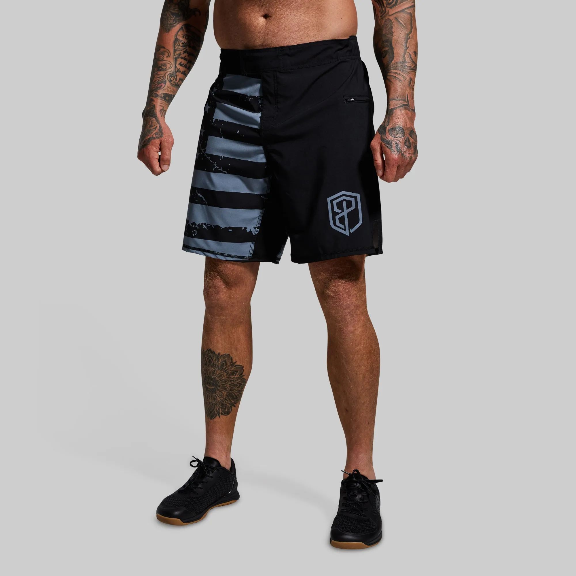 American Defender Short Velcro 3.0 (Undefeated Gunmetal)