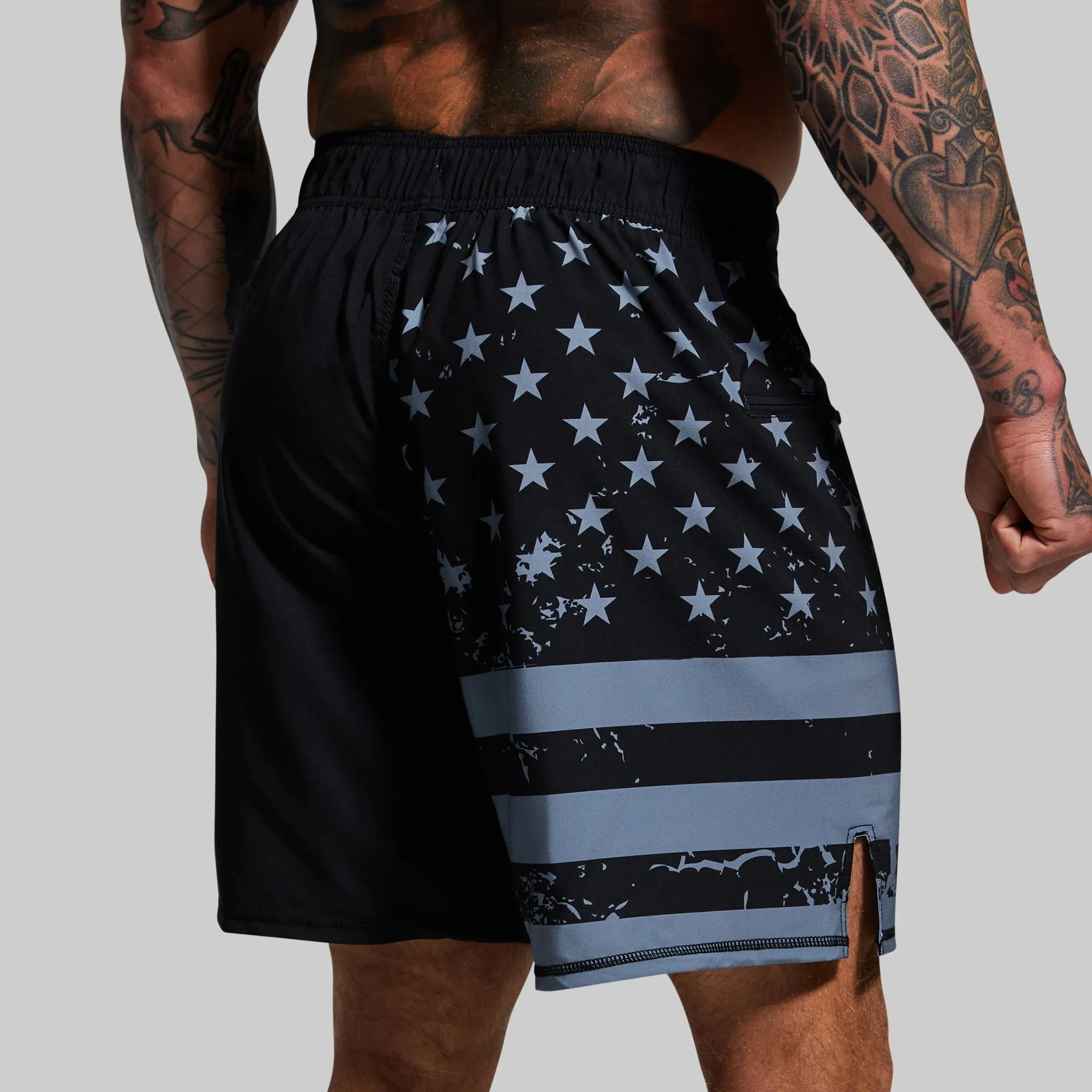 American Defender Short Velcro 3.0 (Undefeated Gunmetal)