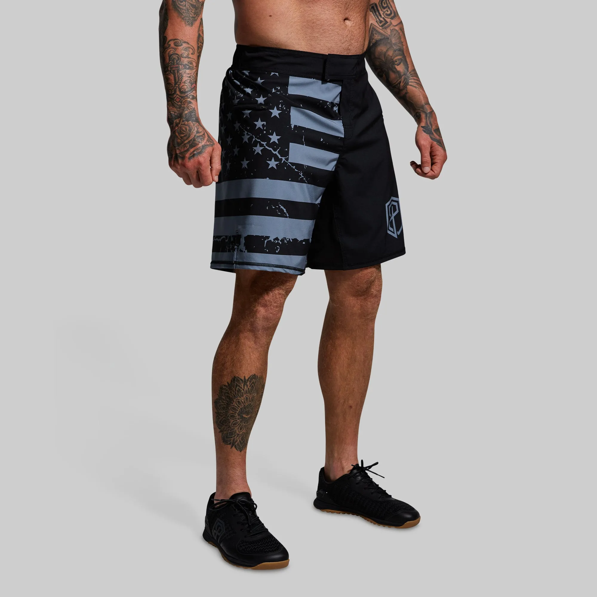 American Defender Short Velcro 3.0 (Undefeated Gunmetal)