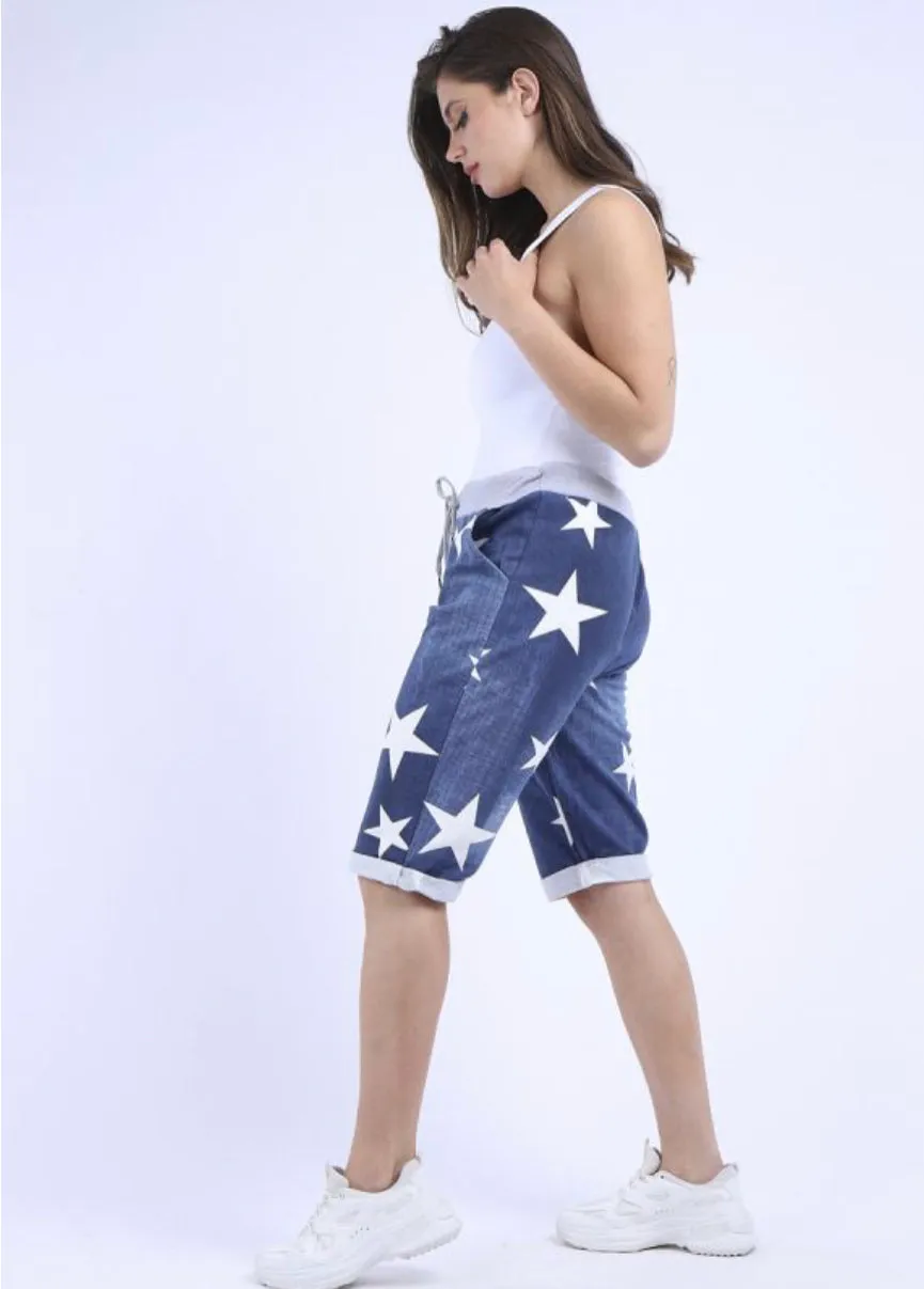 Anne   Kate Italian Star Print Shorts 14-18