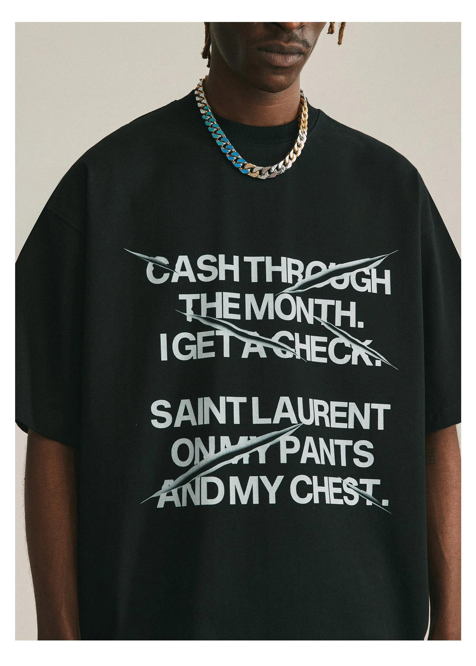 ANTIDOTE Slogan Text Print Tee