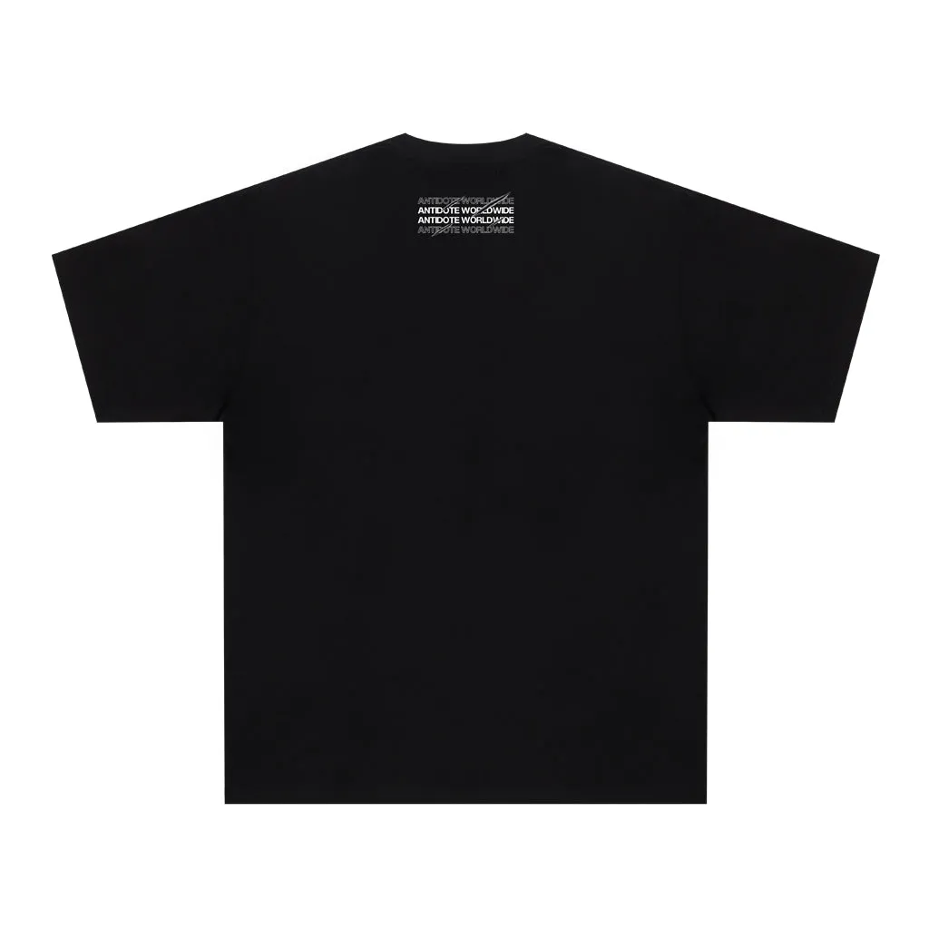 ANTIDOTE Slogan Text Print Tee