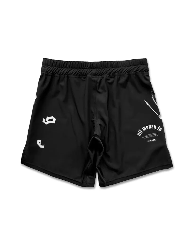 Athena MMA Grappling Shorts - Black