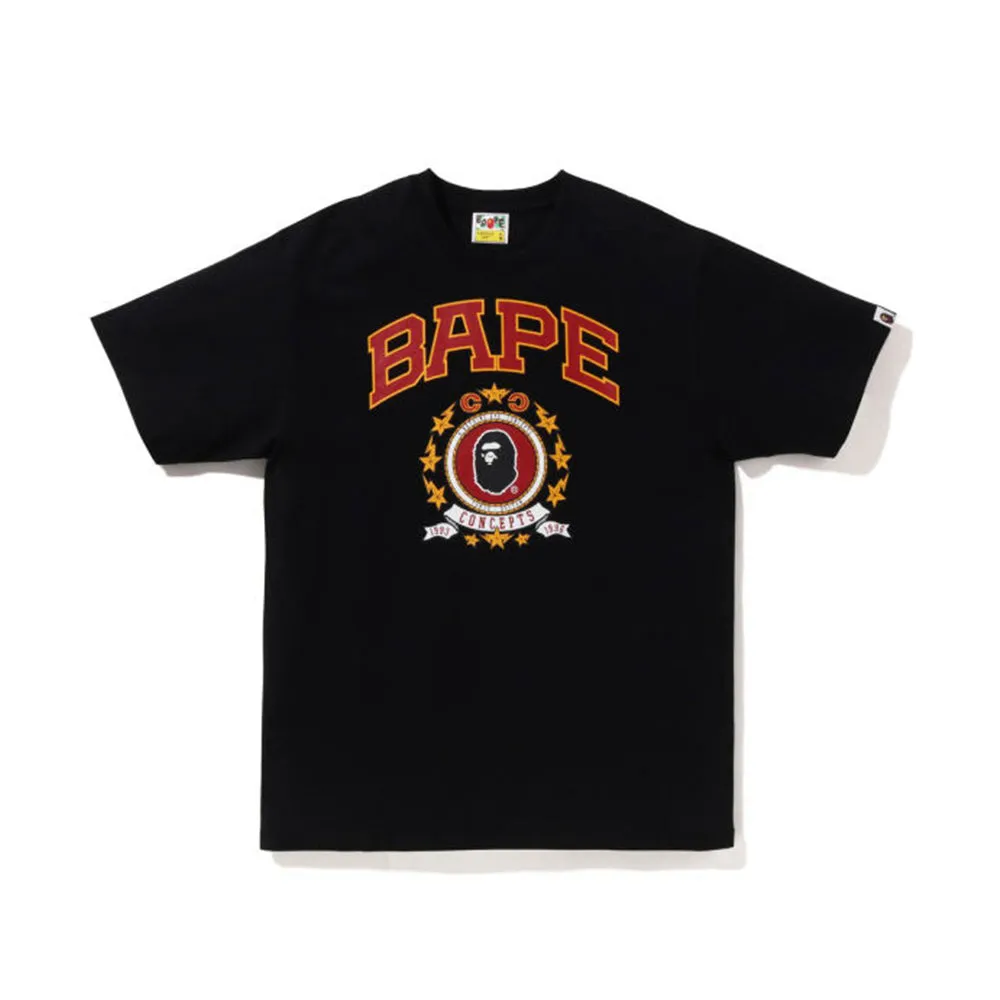 BAPE X CONCEPTS EMBLEM TEE M (Black)