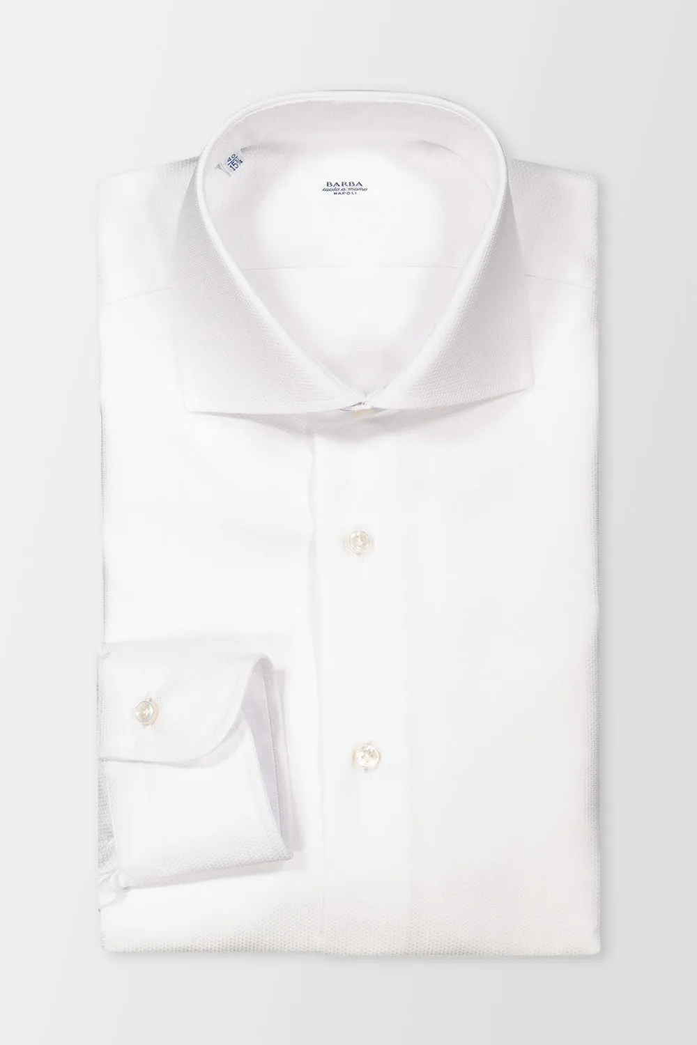 Barba Napoli White Classic Shirt