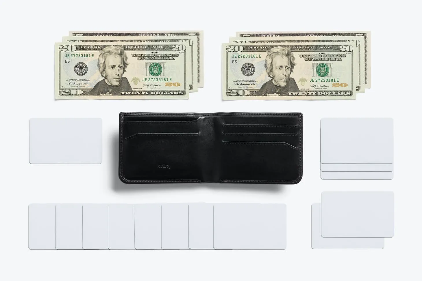 Bellroy Hide & Seek Wallet | Obsidian