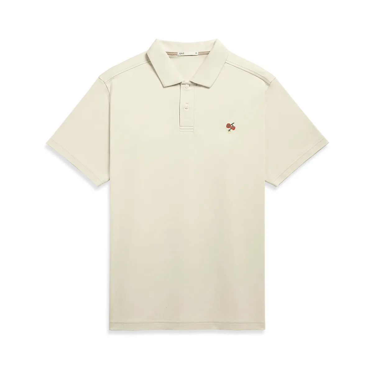 Bennett Cotton Interlock Polo Silver Birch