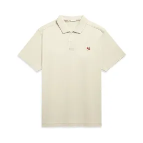 Bennett Cotton Interlock Polo Silver Birch