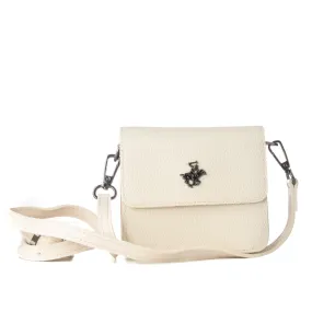 Beverly Hills Polo Club Small Crossbody Shoulder Bag White