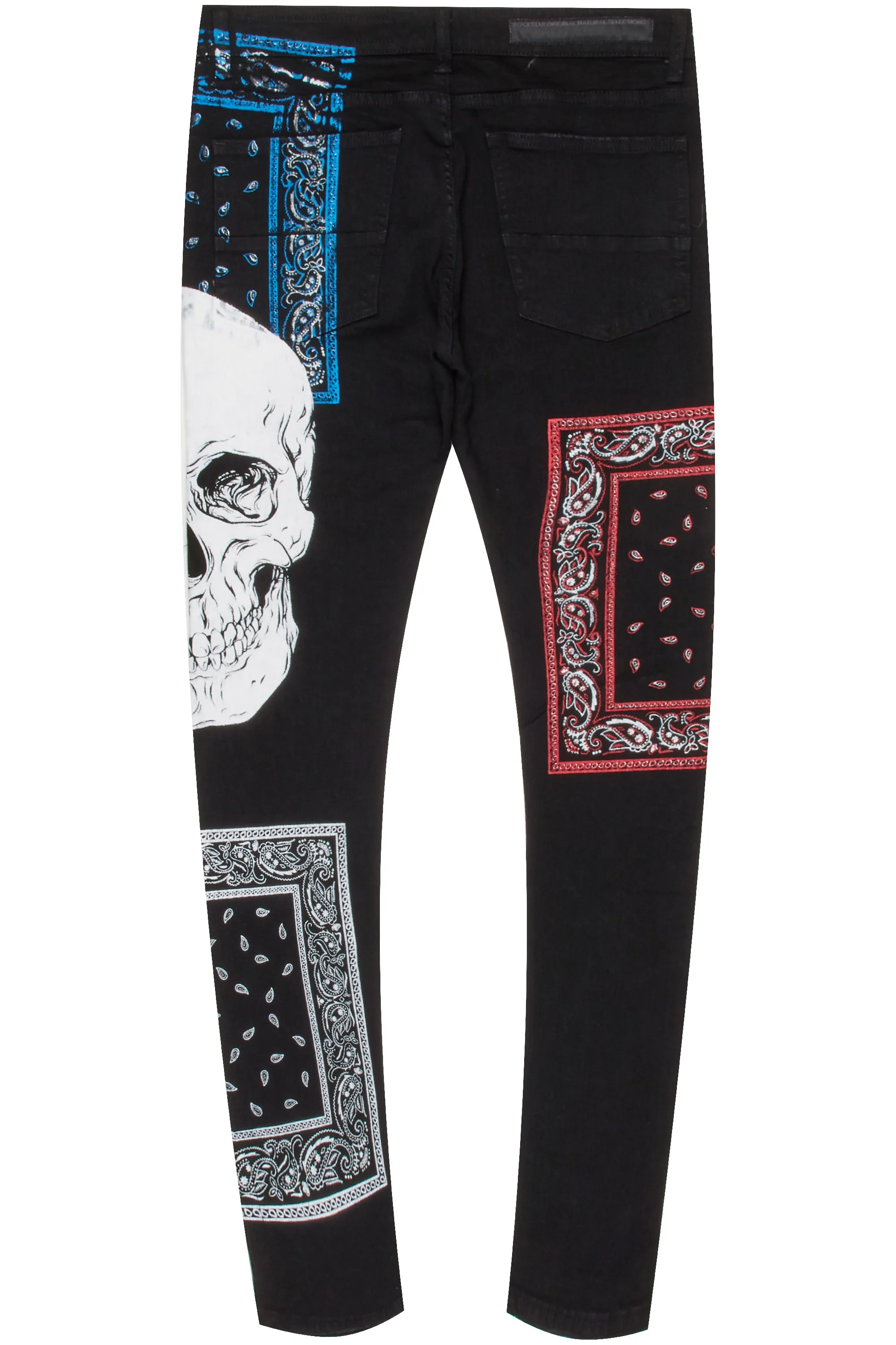 Billie Printed Jean-Black