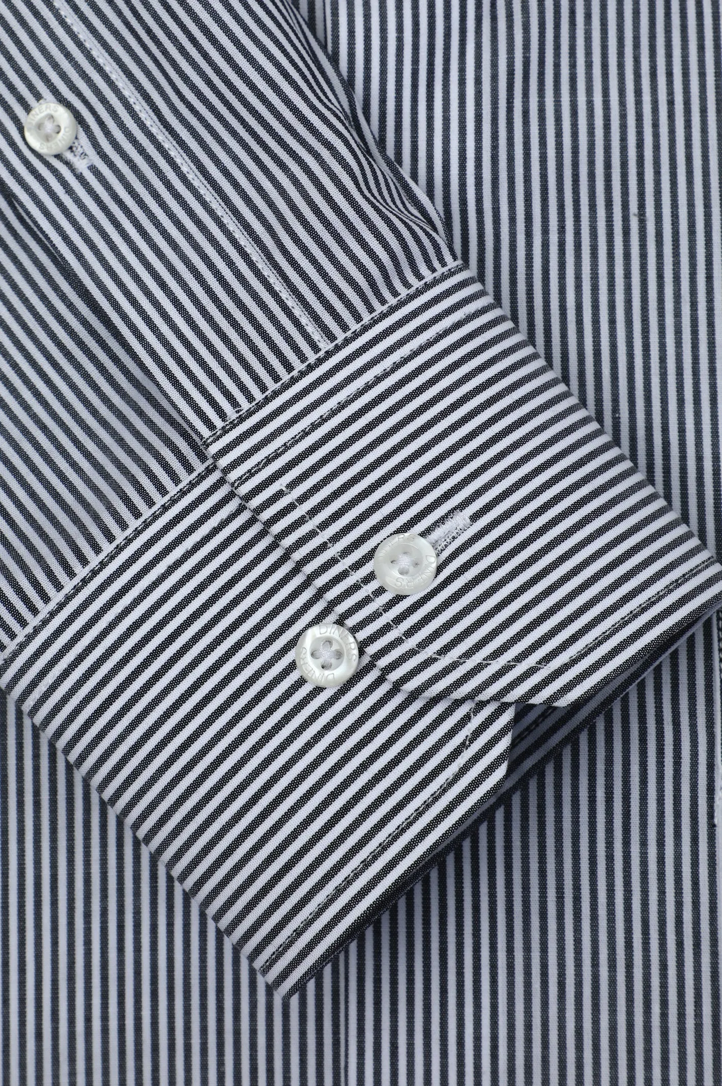 Black Candy Stripe Formal Shirt