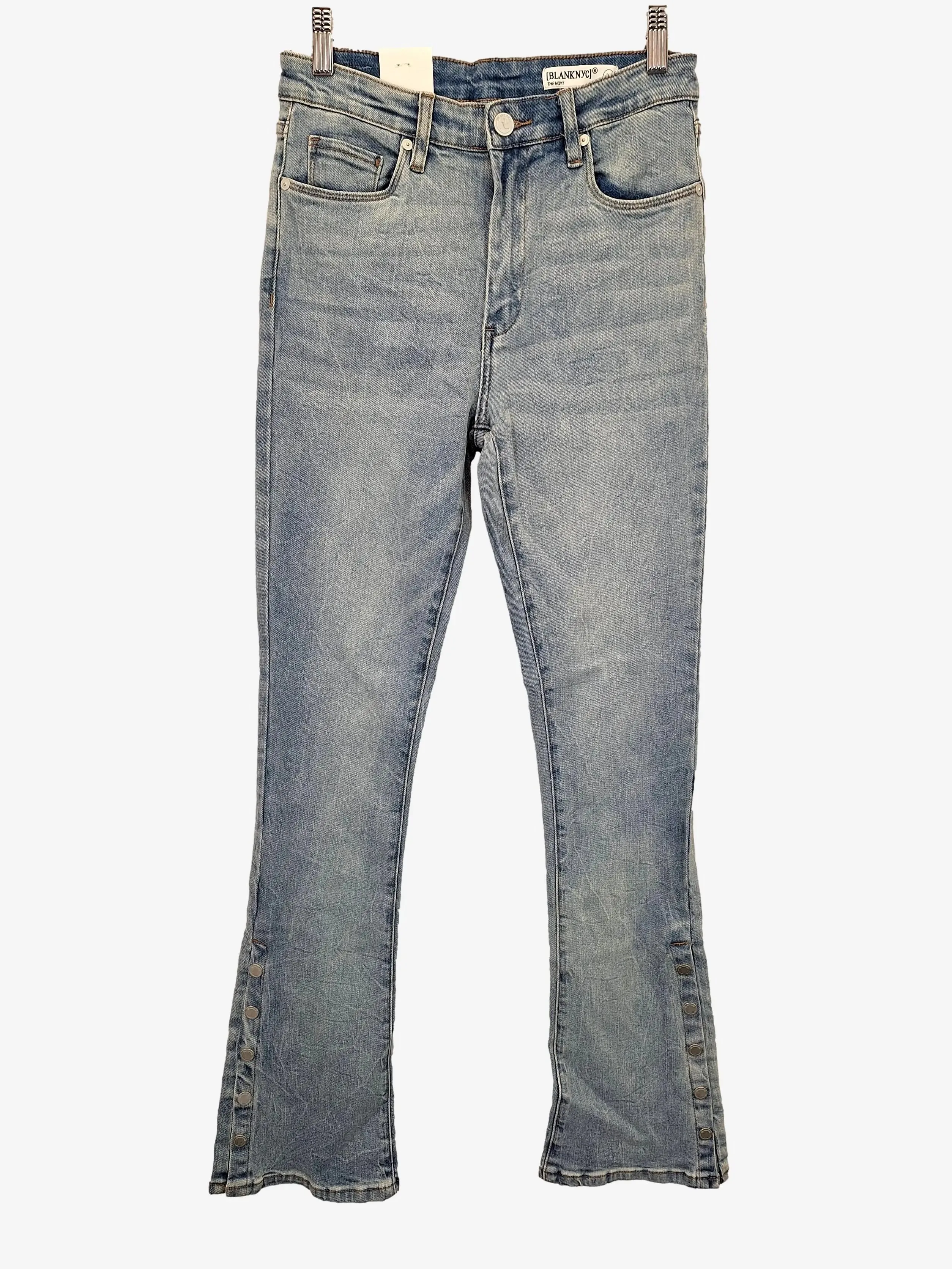 BlankNYC The Hoyt High Rise Flare Denim Jeans Size 8