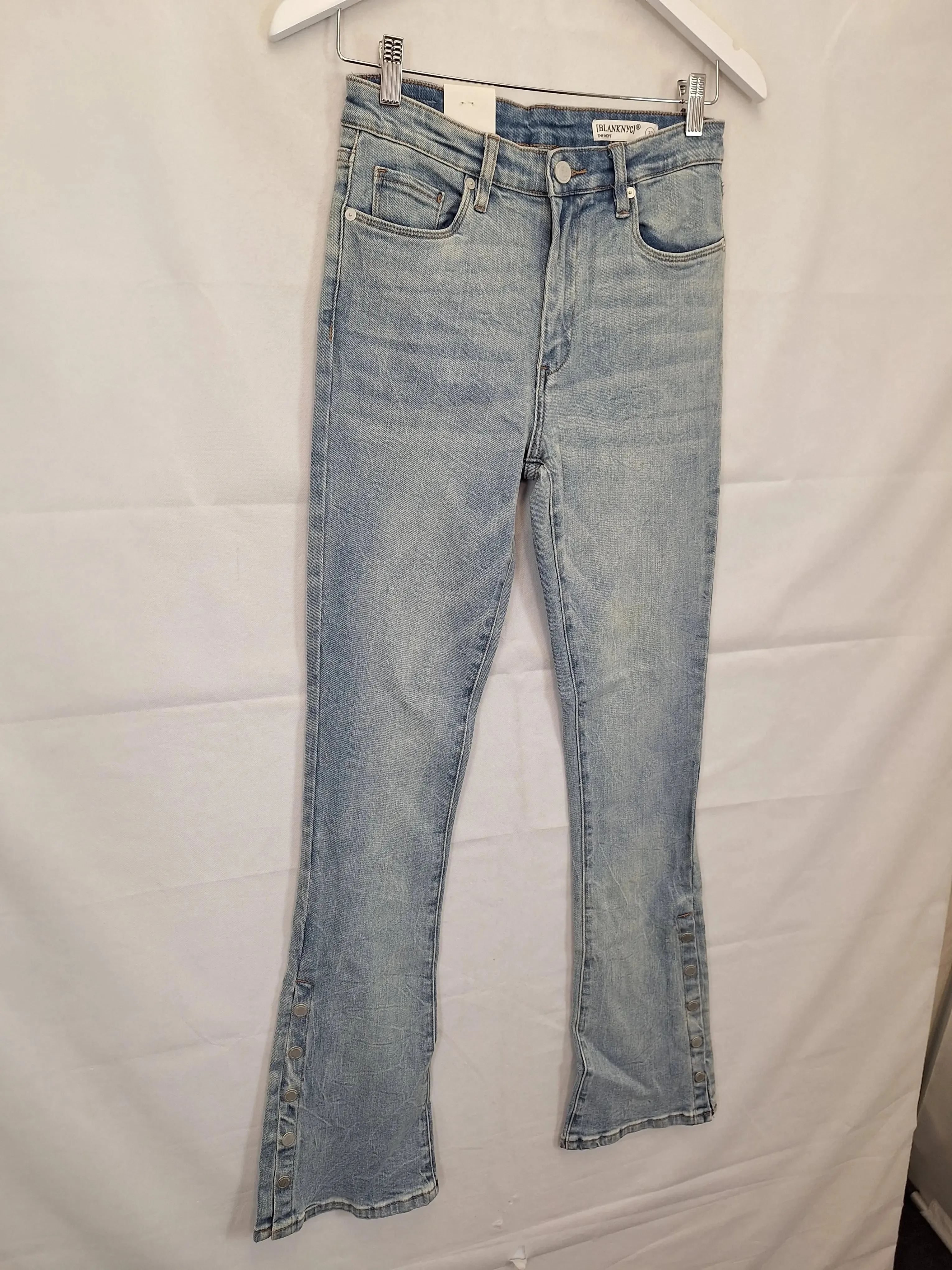 BlankNYC The Hoyt High Rise Flare Denim Jeans Size 8