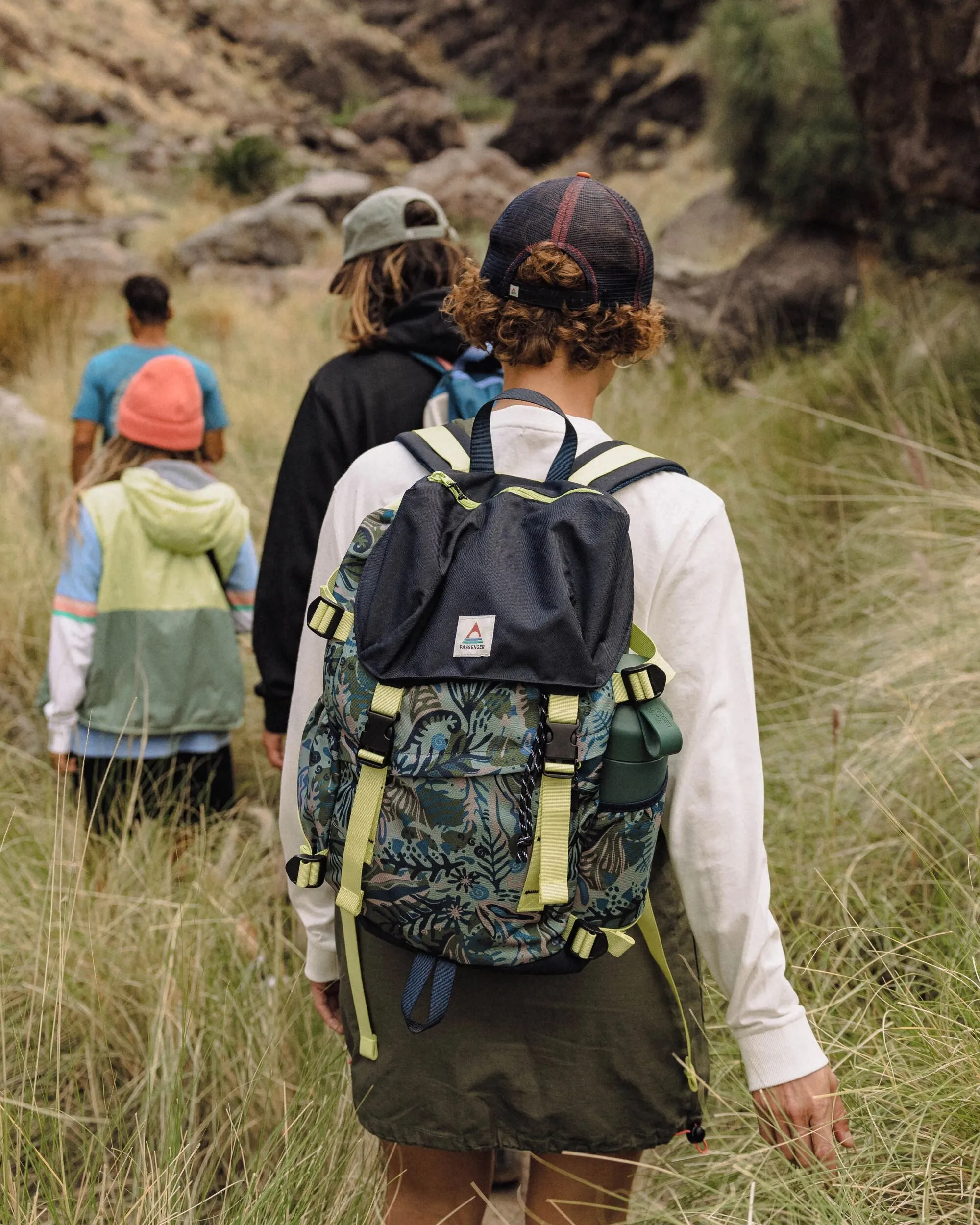 Boondocker Recycled 26L Backpack - Abstract Seaweed Pistachio