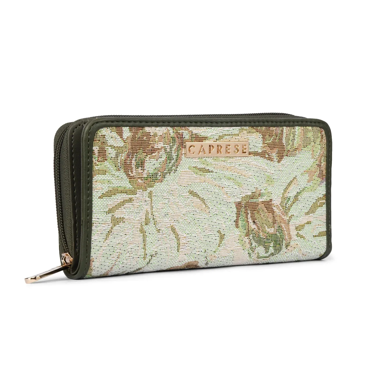 Caprese Brandi Zip Around Wallet Medium Green