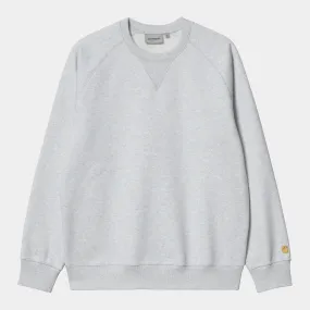 Carhartt Chase Sweatshirt Ash Heather / Gold