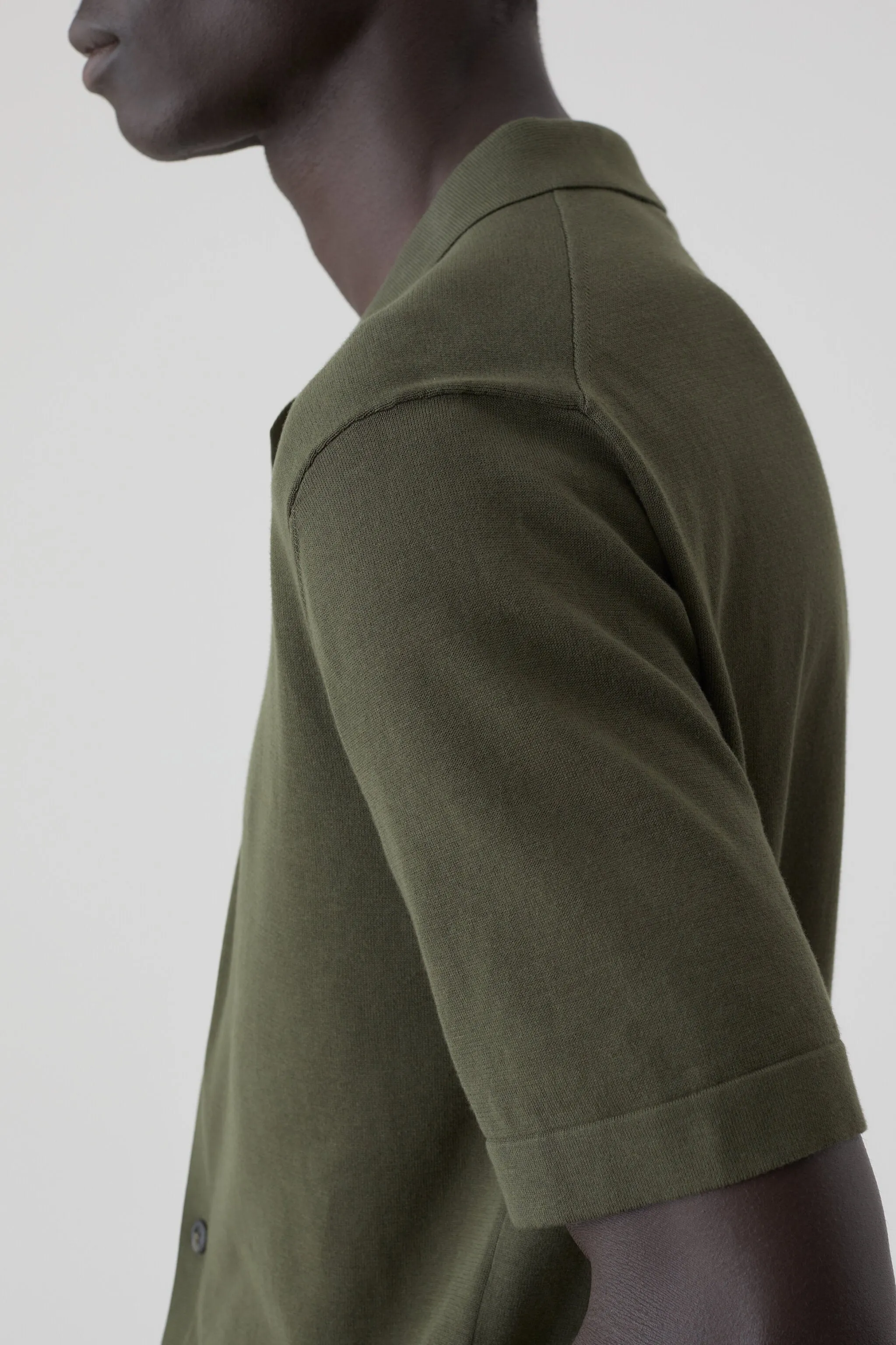 Chard Green Short Sleeve Cardigan