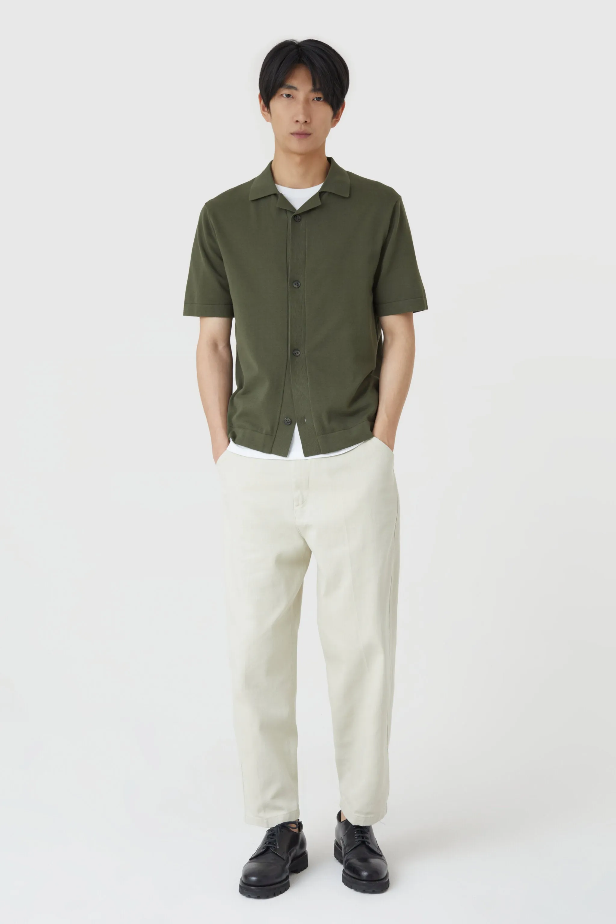 Chard Green Short Sleeve Cardigan