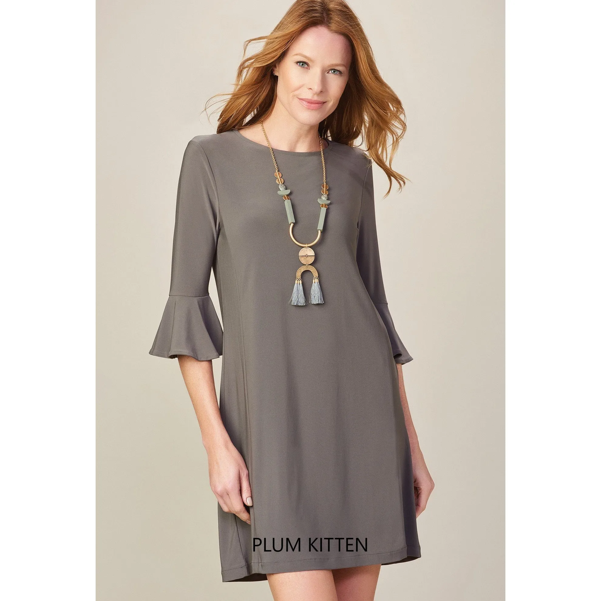 Charlie Paige Wrinkle Free Travel Dress