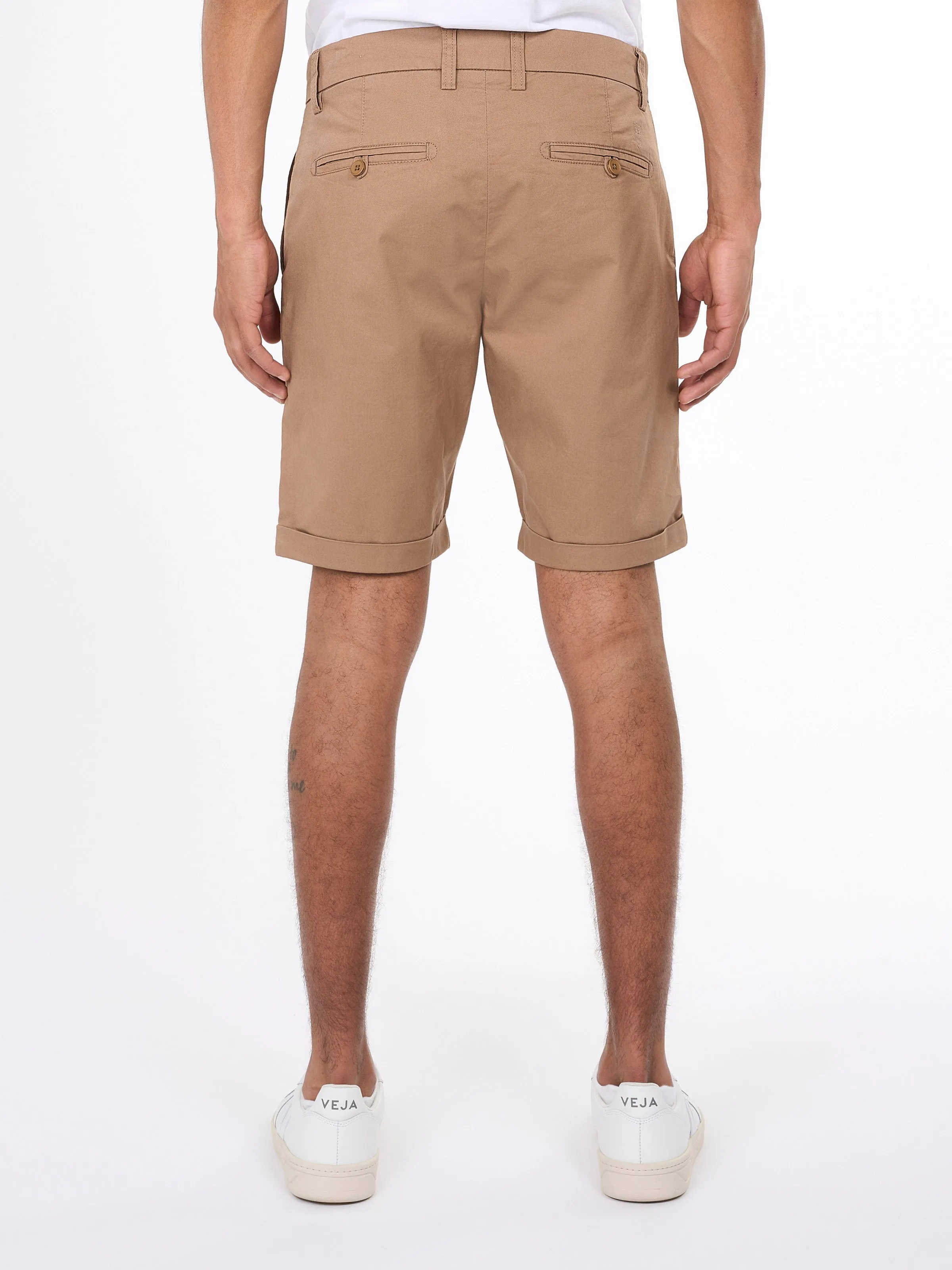 CHUCK regular chino poplin shorts - Tuffet