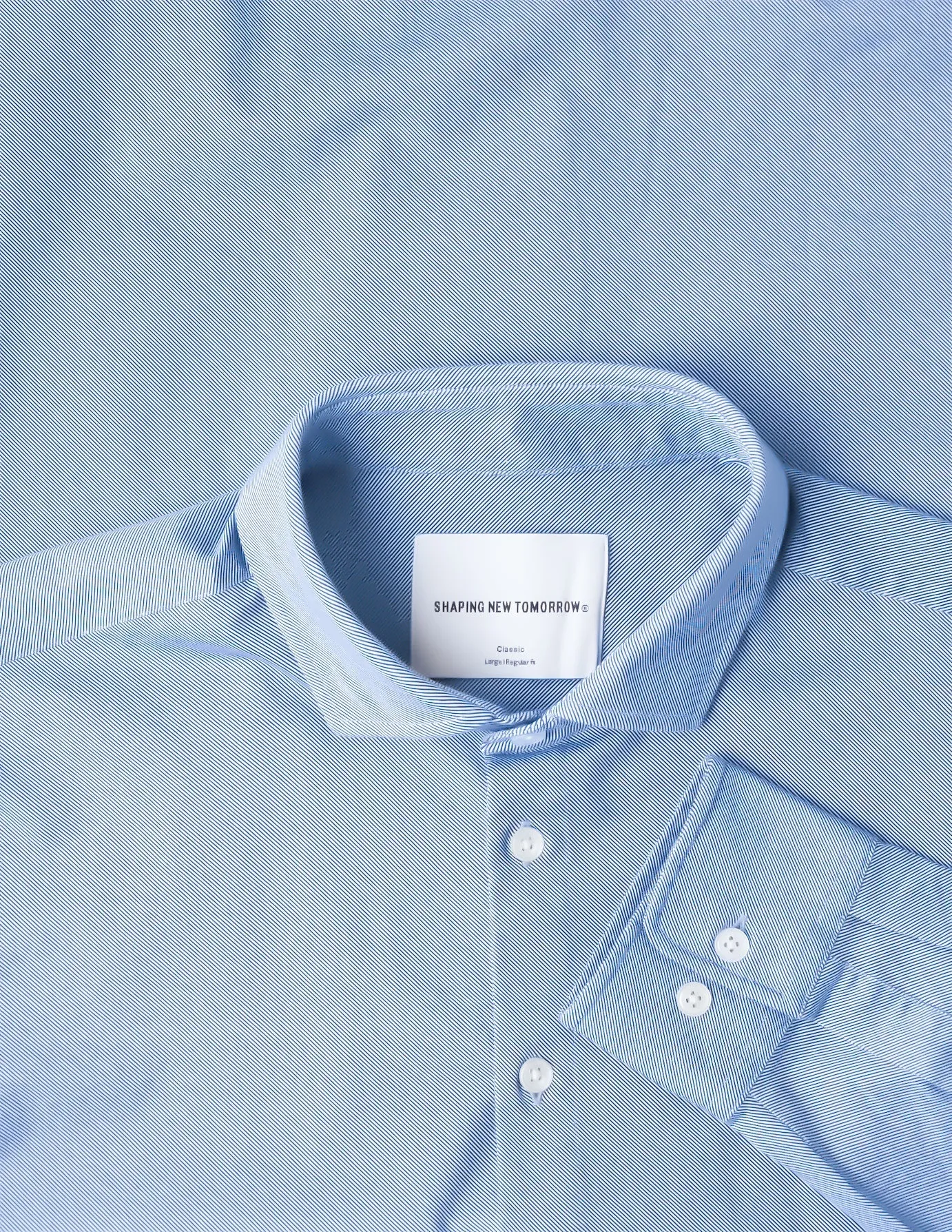 Classic Shirt Light Blue Twill Regular