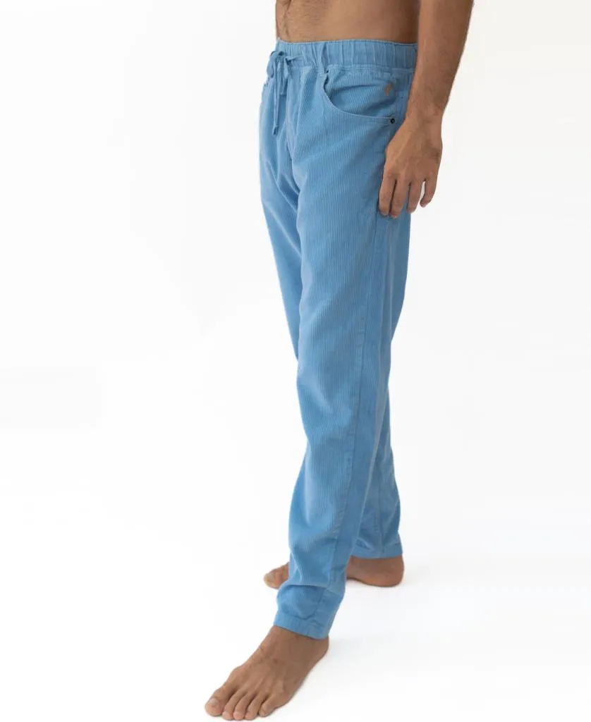 Cord Jogger Pant | Azure Blue