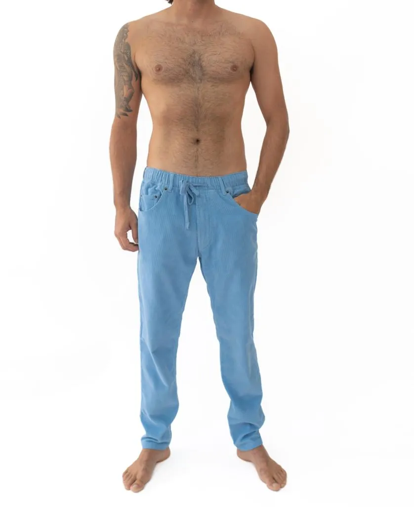 Cord Jogger Pant | Azure Blue